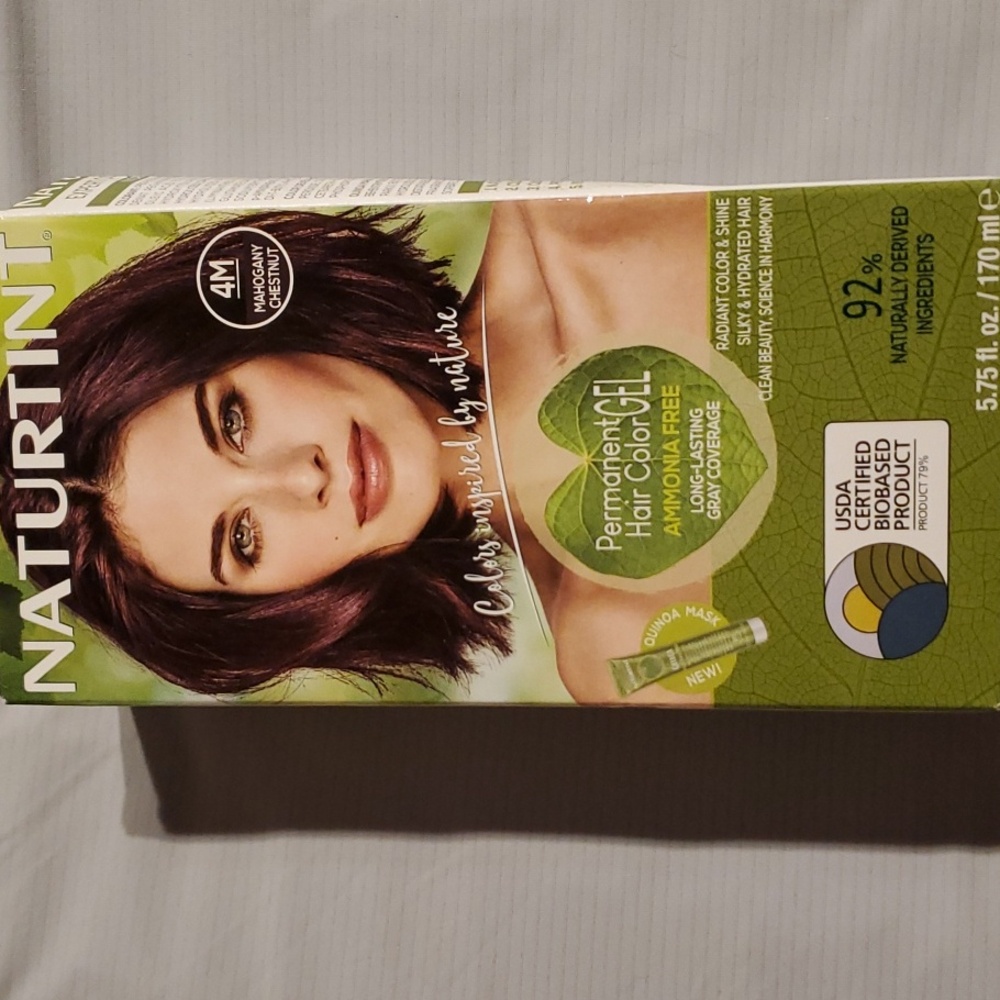 Naturist Permanent Hair Color Gel - 4M - Mahogany Chestnut